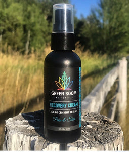 CBD RECOVERY CREAM (w/ Arnica and Willow Bark Infusion) THC FREE